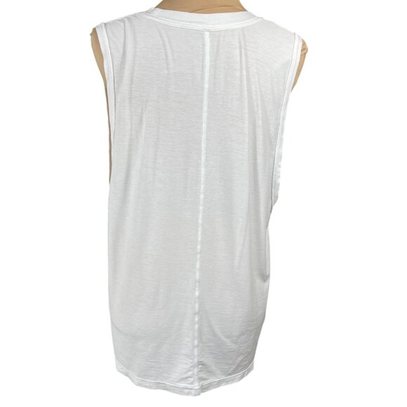 Lululemon Women's Sleeveless T-Shirt Tank top L/XL (NO TAG) White - Picture 3 of 4